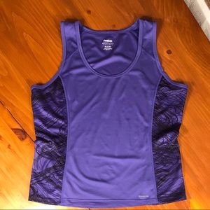 Reebok Tank Play Dry Purple Size Large sleeveless
